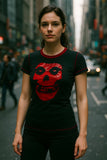 Misfits - Red Foil Skull Womens Shirt
