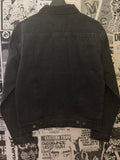 Vintage Wash Black Denim Jacket