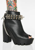 Triple Spiked Boot Strap