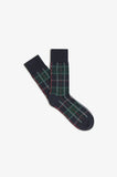 Fred Perry Tartan Socks Green