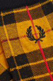 Fred Perry Tartan Socks Gold