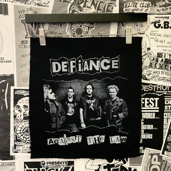 Defiance Against the Law Back Patch