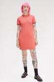 Fred Perry Twin Tipped Polo Dress Strawberry // Oxblood