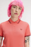 Fred Perry Twin Tipped Polo Dress Strawberry // Oxblood