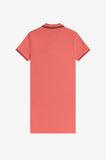 Fred Perry Twin Tipped Polo Dress Strawberry // Oxblood