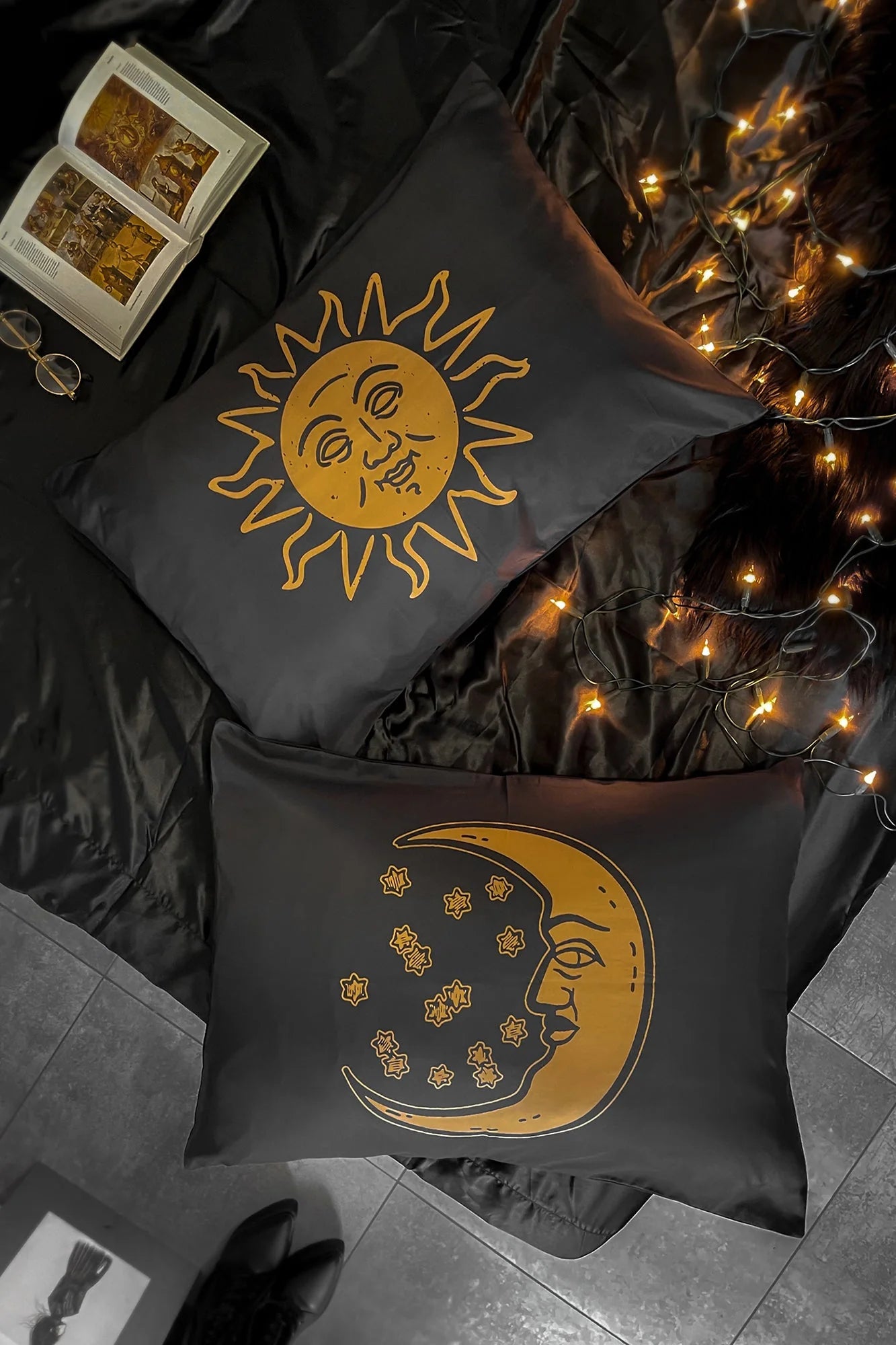Folk Horror Sun Moon Pillowcases DeadRockers