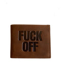 Leather F*ck Off Wallet (Multiple Colors)
