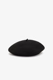 Fred Perry Black/Champagne Wool Beret