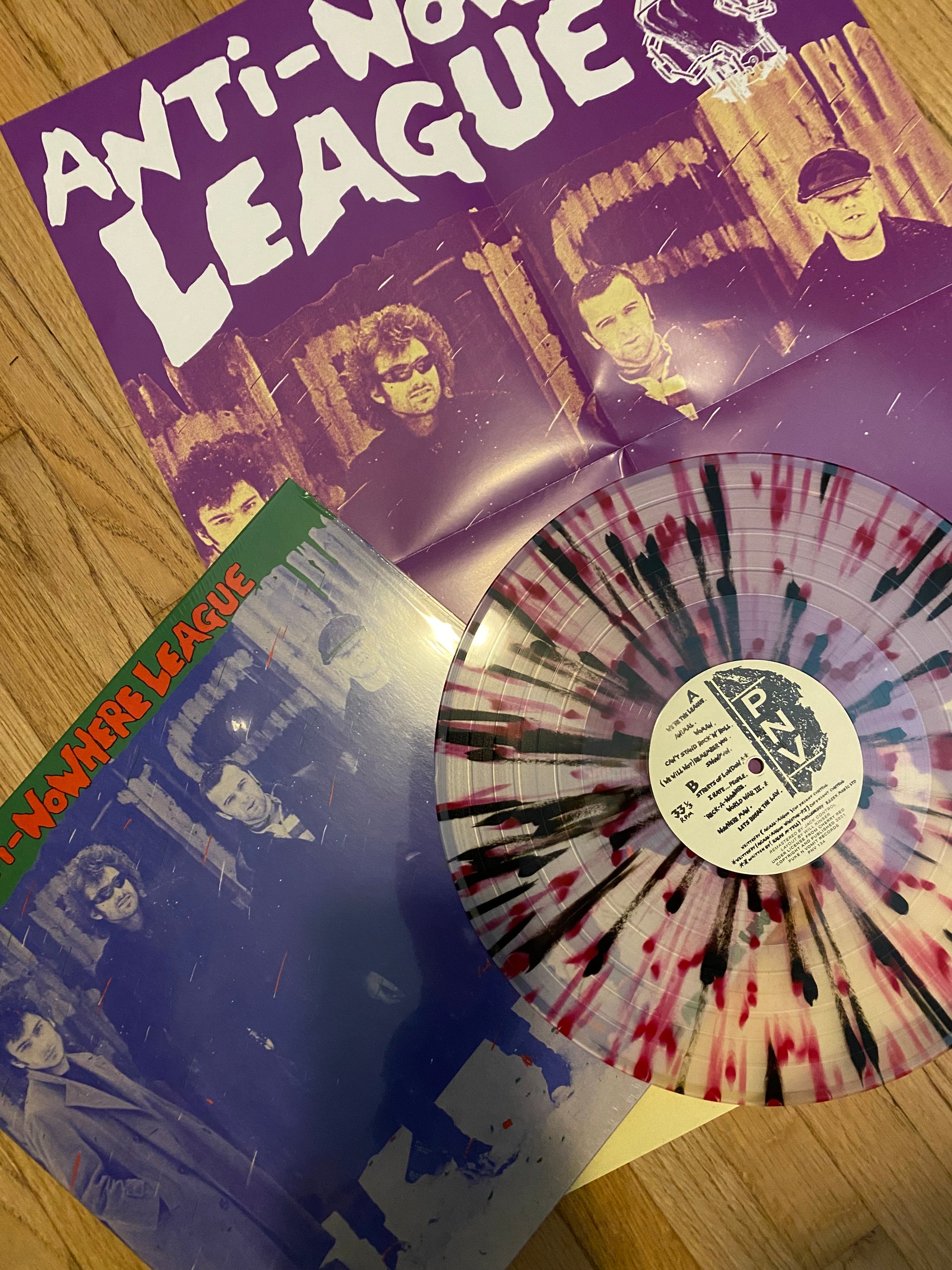 Anti-Nowhere League - We Are The League LP EXCLUSIVE SPLATTER