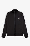 Fred Perry Taped Track Jacket Black