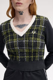 Fred Perry Tartan Panel Jumper