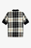 Fred Perry Bouclé Tartan Knitted Shirt