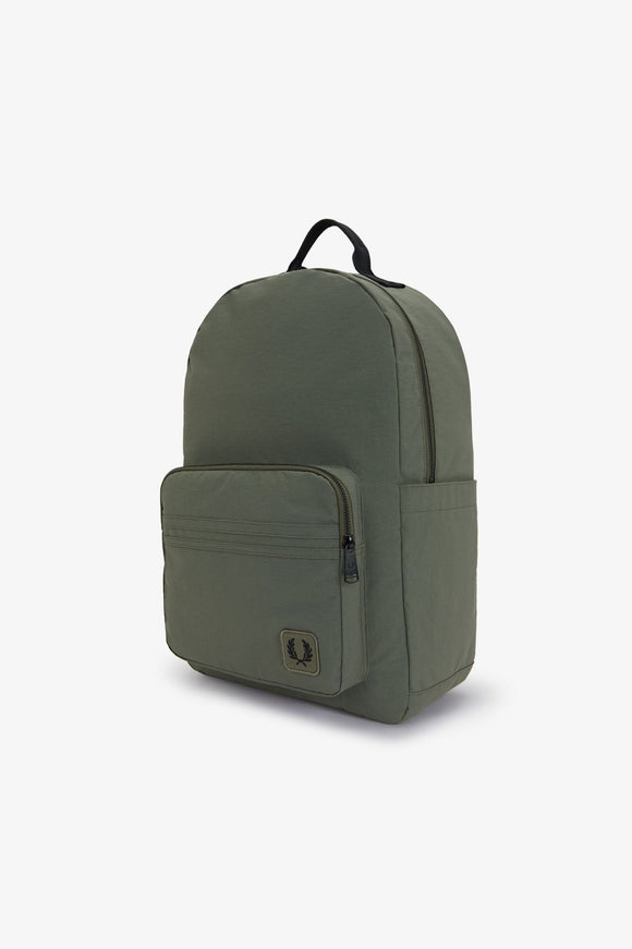 Fred Perry Nylon Badge Backpack Green