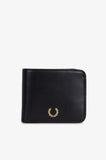 Fred Perry Smooth Leather Billfold Wallet