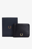 Fred Perry Smooth Leather Billfold Wallet