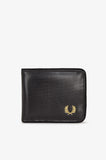 Fred Perry Coated Billfold Black/Gold