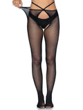 Olivia Crotchless Fishnet Tights