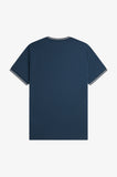 Fred Perry Twin Tipped T-Shirt Mod Blue / Slate