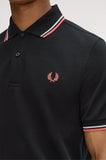 Fred Perry Polo Black // Dusky Blue // Strawberry Cream