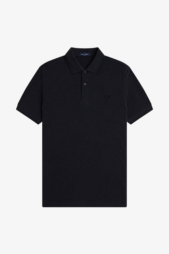 Fred Perry Polo Navy / Cinnamon – DeadRockers