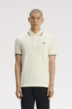Fred Perry Polo Ecru / Apple / Mod Blue