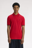 Fred Perry Polo English Rose Red / Black