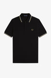 Fred Perry Polo Black / Snow White / Bronze