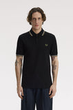 Fred Perry Polo Black / Snow White / Bronze