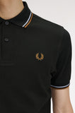 Fred Perry Polo Night Green // Dusk Blue // Dark Caramel
