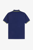 Fred Perry Polo French Navy // Dusky Blue // Citron