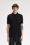 Fred Perry Polo Black / Plum