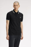 Fred Perry Polo Charcoal Marl / Ecru