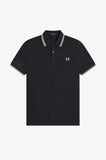 Fred Perry Polo Charcoal Marl / Ecru