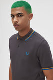 Fred Perry Polo Gunmetal / Golden Hour / Kingfisher
