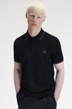 Fred Perry Polo Black / Field Green