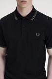 Fred Perry Polo Black / Field Green