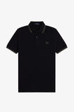 Fred Perry Polo Black / Field Green