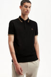 Fred Perry Polo Black / Warm Stone / Shaded Stone