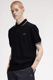 Fred Perry Polo Black // Ecru // Laurel Wreath