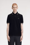 Fred Perry Polo Black // Ecru // Laurel Wreath