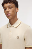 Fred Perry Polo Oatmeal / Champion's Gold / Shaded Stone