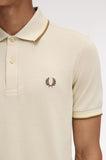 Fred Perry Polo Oatmeal / Champion's Gold / Shaded Stone