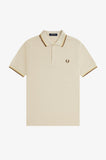 Fred Perry Polo Oatmeal / Champion's Gold / Shaded Stone