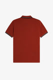 Fred Perry Polo Burnt Red / Sport Green / Navy
