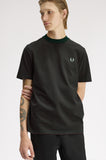 Fred Perry Fine Stripe Heavyweight T-Shirt Grassroots
