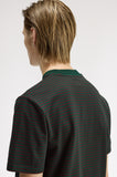 Fred Perry Fine Stripe Heavyweight T-Shirt Grassroots