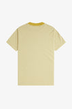 Fred Perry Fine Stripe Heavyweight T-Shirt Honeycomb