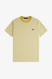 Fred Perry Fine Stripe Heavyweight T-Shirt Honeycomb