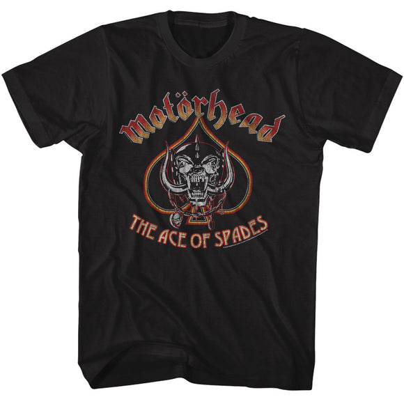 Motorhead Vintage Ace of Spades Logo Band Shirt