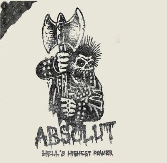 Absolut - Hell's Highest Power LP